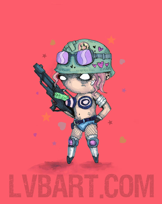 Tank Plush Fine Art Print