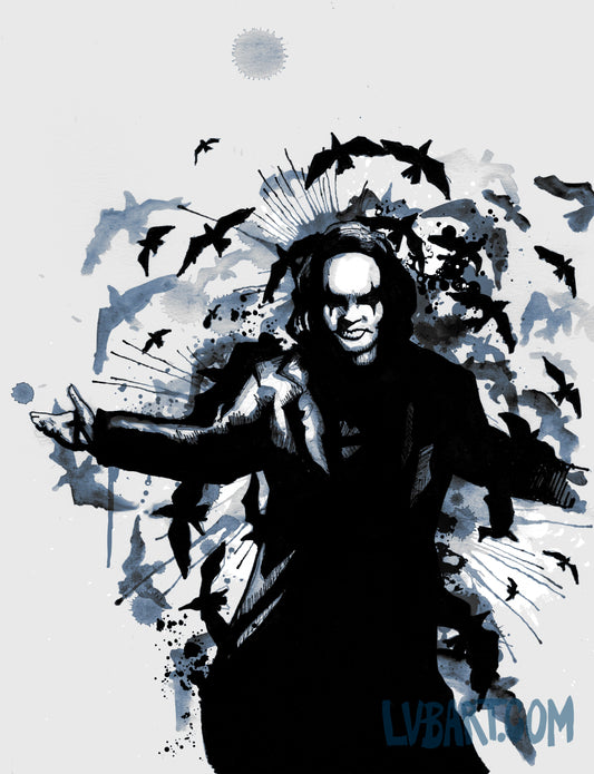 The Crow Murder Fine Art Print