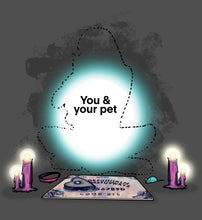 Custom Ouija Pet Memorial Artwork Commission