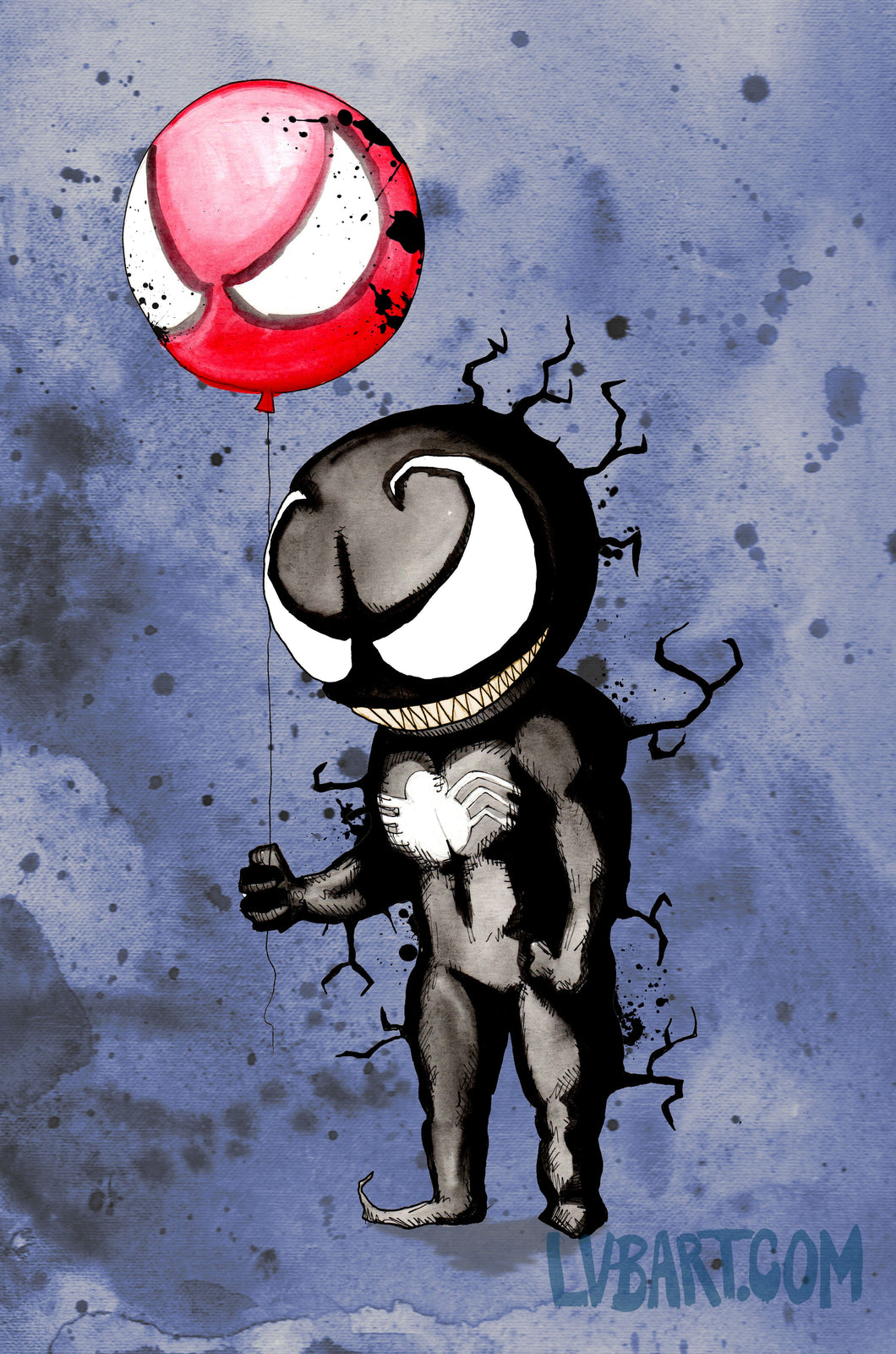 Venom Balloon Fine Art Print