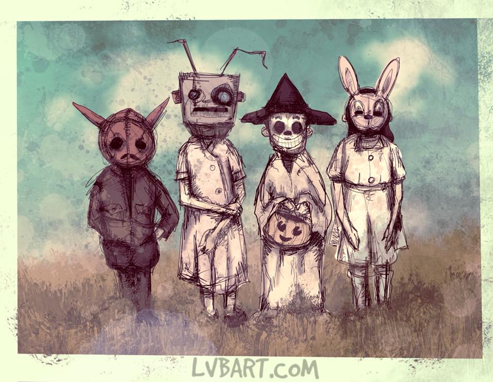 Vintage Halloween Fine Art Print