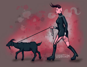 Goat Walk Fine Art Print