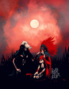 The Wolf and Red Fine Art Print
