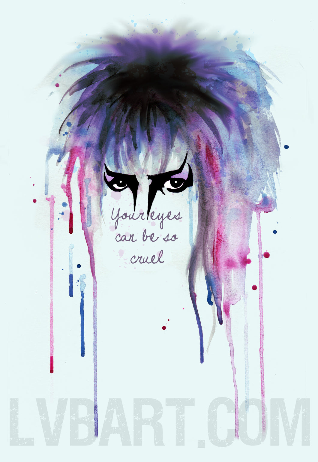Your Eyes Can Be So Cruel Fine Art Print