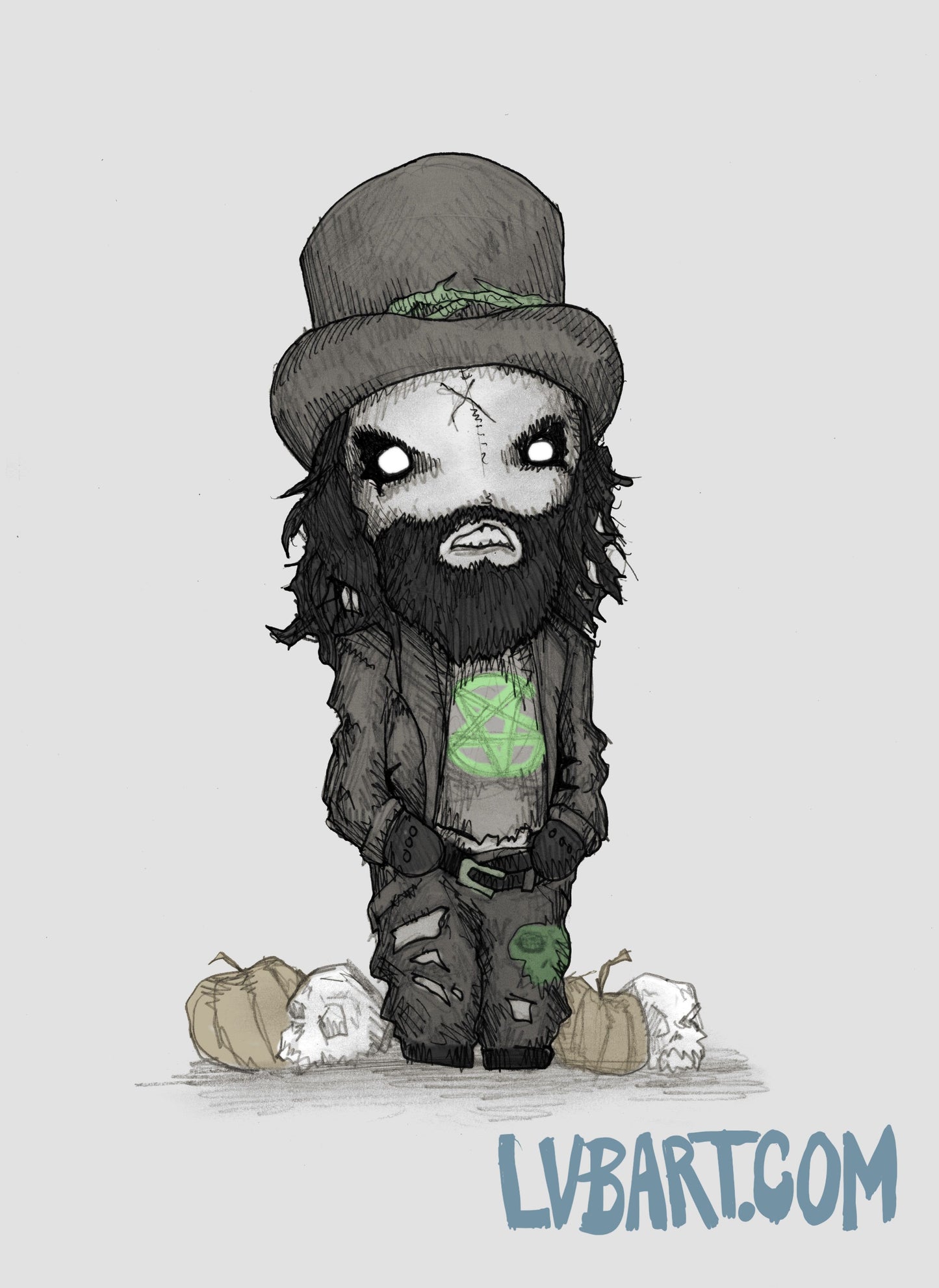 Plush Zombie Fine Art Print