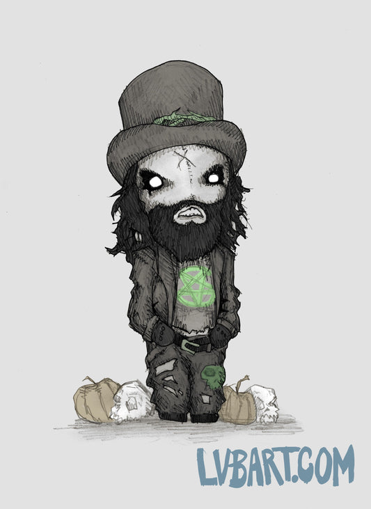 Plush Zombie Fine Art Print